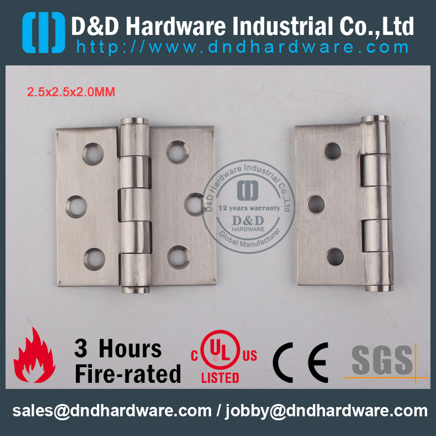 D&D Hardware-Construction Hardware Stainless Steel Hinge DDSS004 Charnière en acier inoxydable en acier inoxydable D & D DDSS004