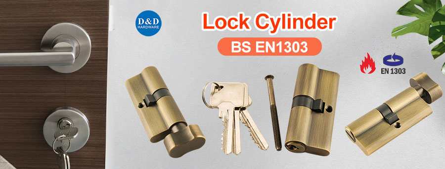 solid brass lock cylinder Cylindre de verrouillage en laiton massif
