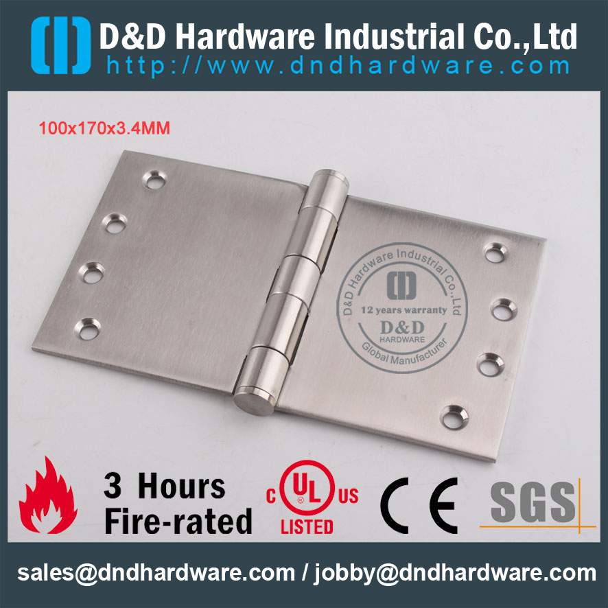 D & D Hardware-Euro Intérieur SS304 Charnière de projection DDSSS049