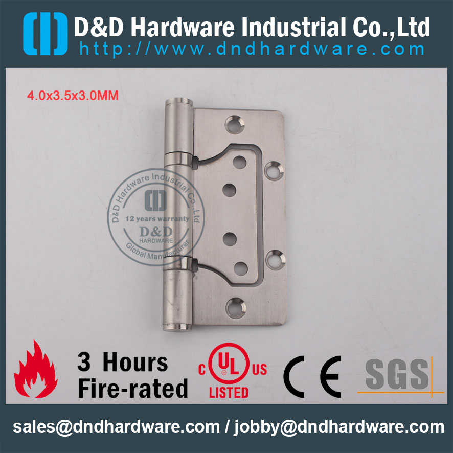 D & D Hardware-Europe Market SS304 4x3.5x3 Charnière Flush DDSSS026