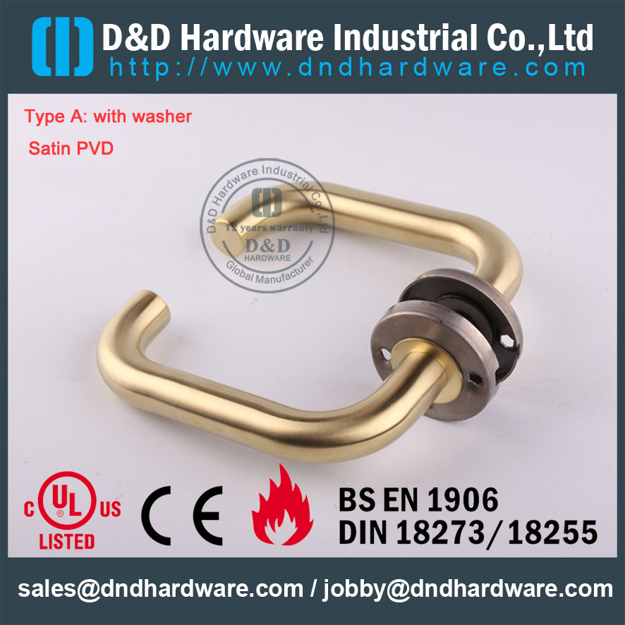 D & D Hardware-feu nominale Poignée de porte DDTH001