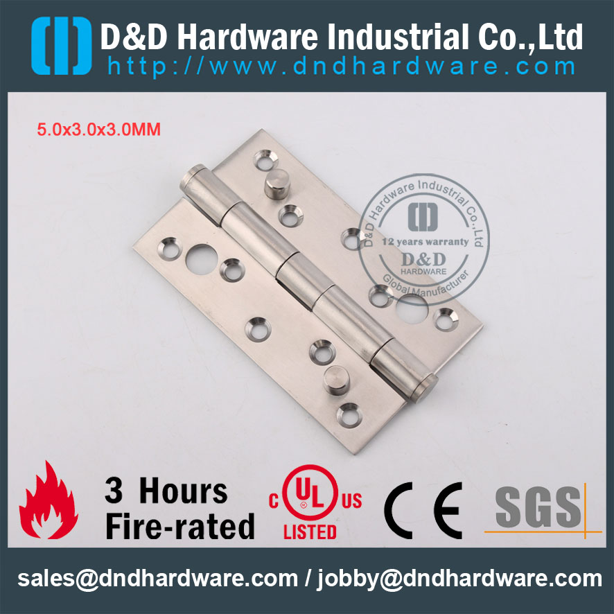 D & D Hardware-Door IronGery SS304 Charnière de porte DDSS014