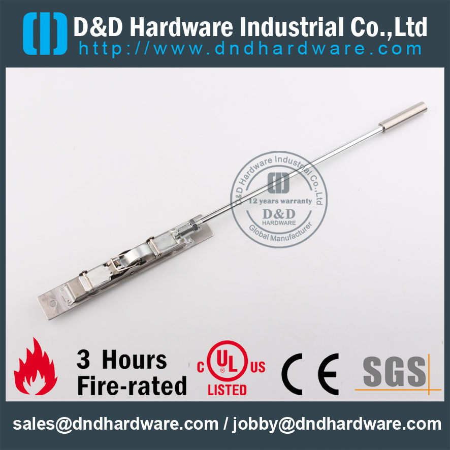 Boulon affleurant DDDB011 en acier inoxydable 304, classé selon le feu de D & D Hardware-Fire