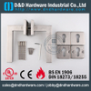 Forme carrée en acier inoxydable Poignée de porte de levier externe pour une seule porte-DDTH019
