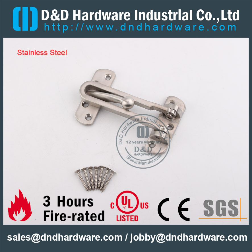 D & D Quincaillerie-Quincaillerie de porte Acier inoxydable 304 Garde de porte DDDG001