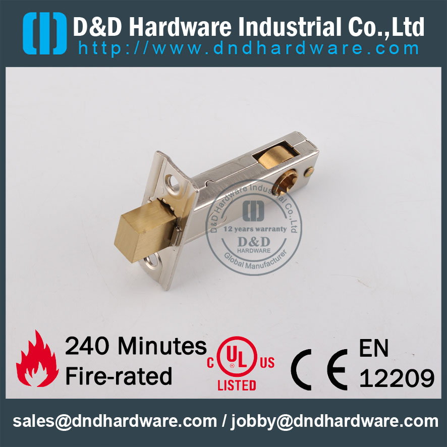 D & D Hardware-Door IronGery Brass WC-Deadbolt DDML033