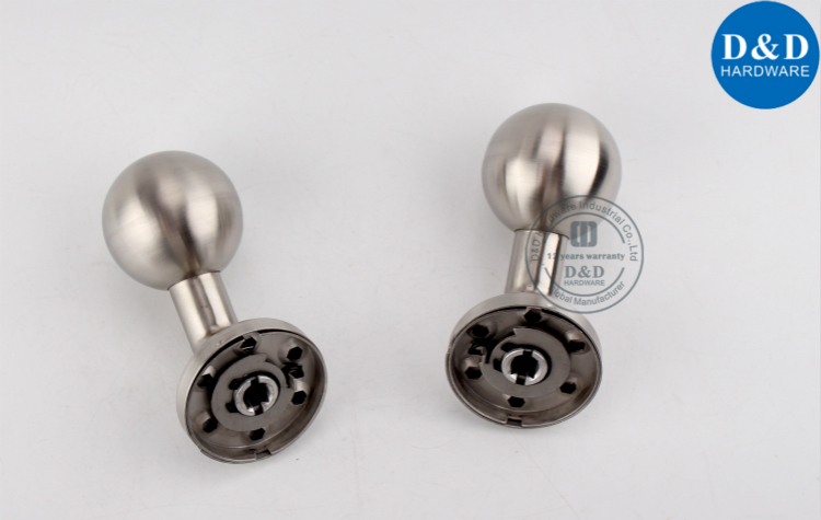 Bouton de porte en nickel brossé 304 pour quincaillerie-Quincaillerie D & D