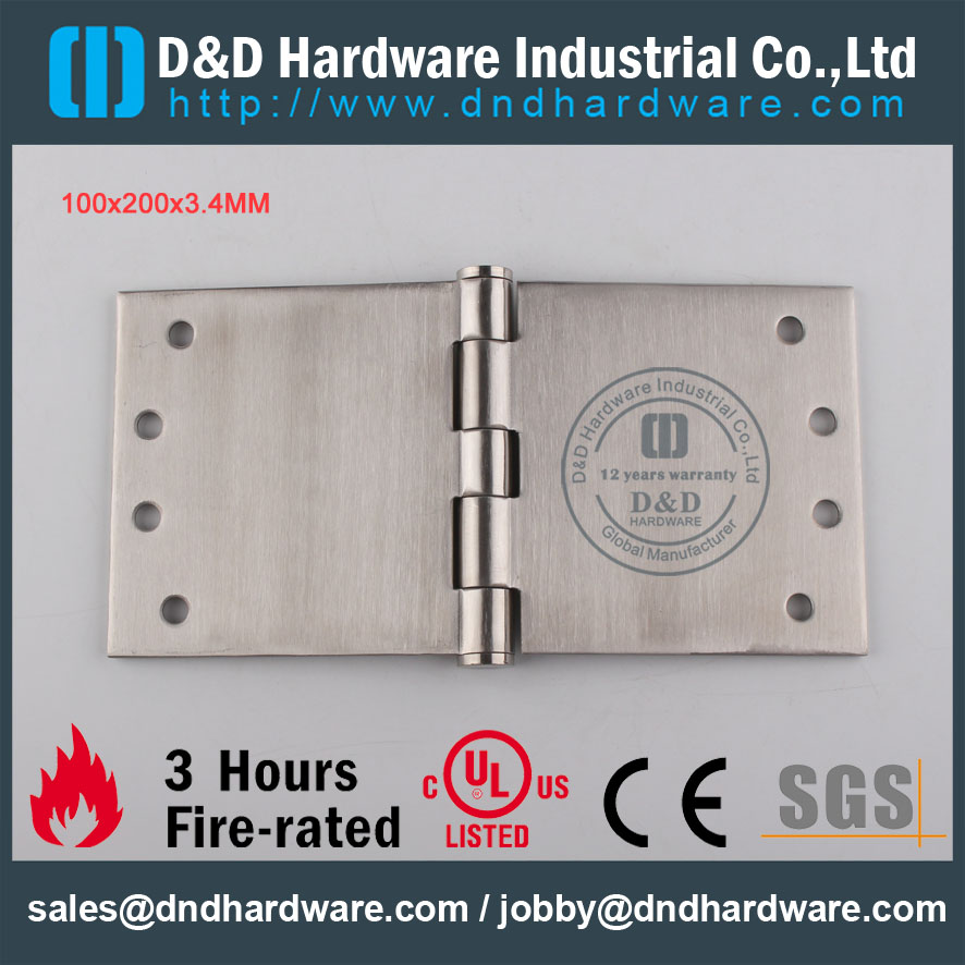 D & D Hardware-CE Standard SS304 Charnière de projection DDSS049