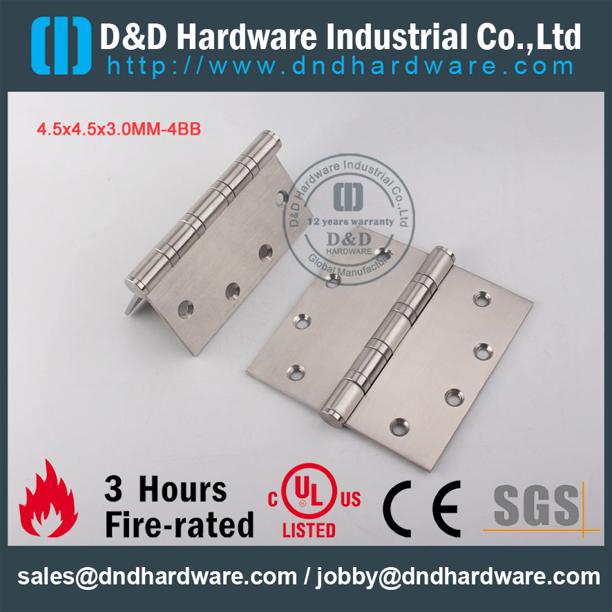 D & D Hardware-SS304 Accessoires de porte Charnière de porte DDSS002