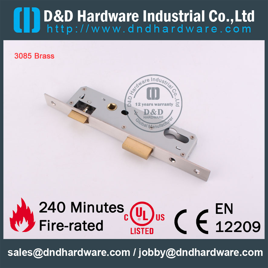 Accessoires D & D Hardware-Door Serrure 3085 Mortiise Lock DDML021