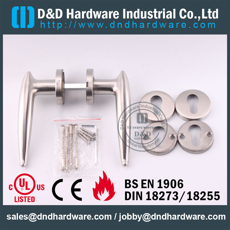 D & D Hardware-Architectural Poignée de porte en acier inoxydable Hardaware DDSH035