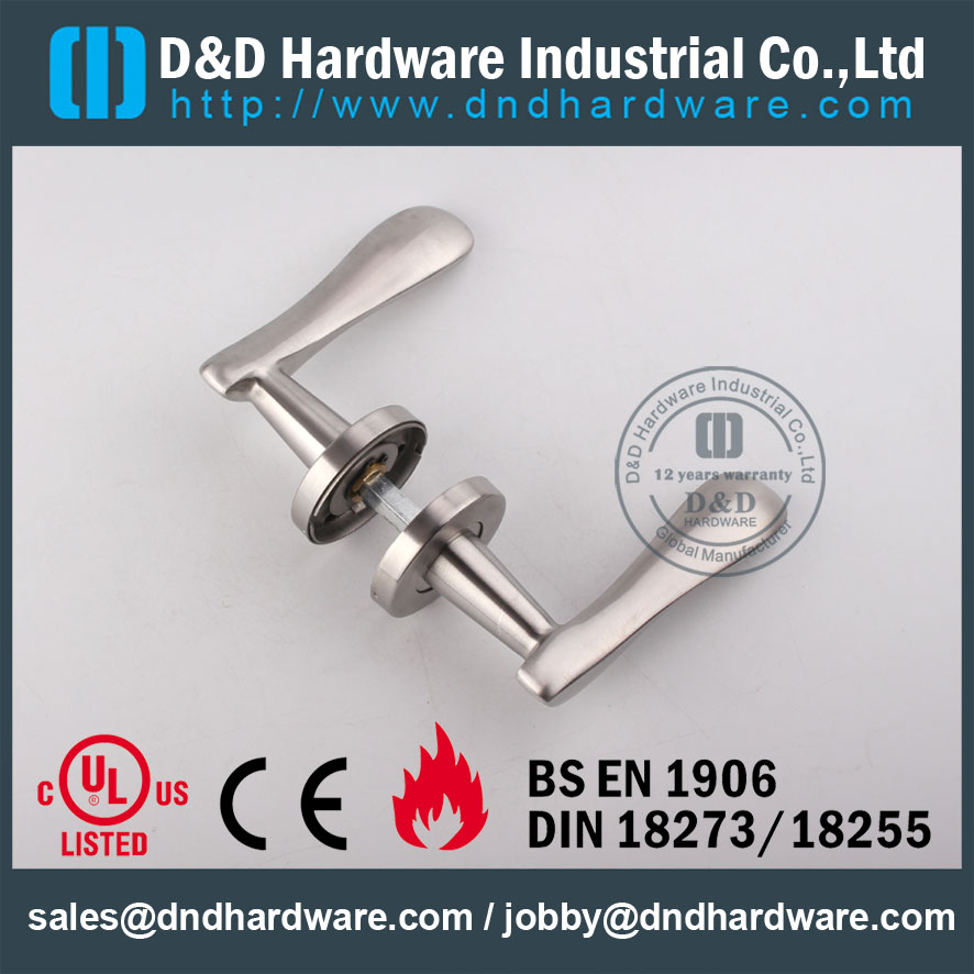 D & D Hardware-Metal Poignée de levier de porte avec CE DDSH014