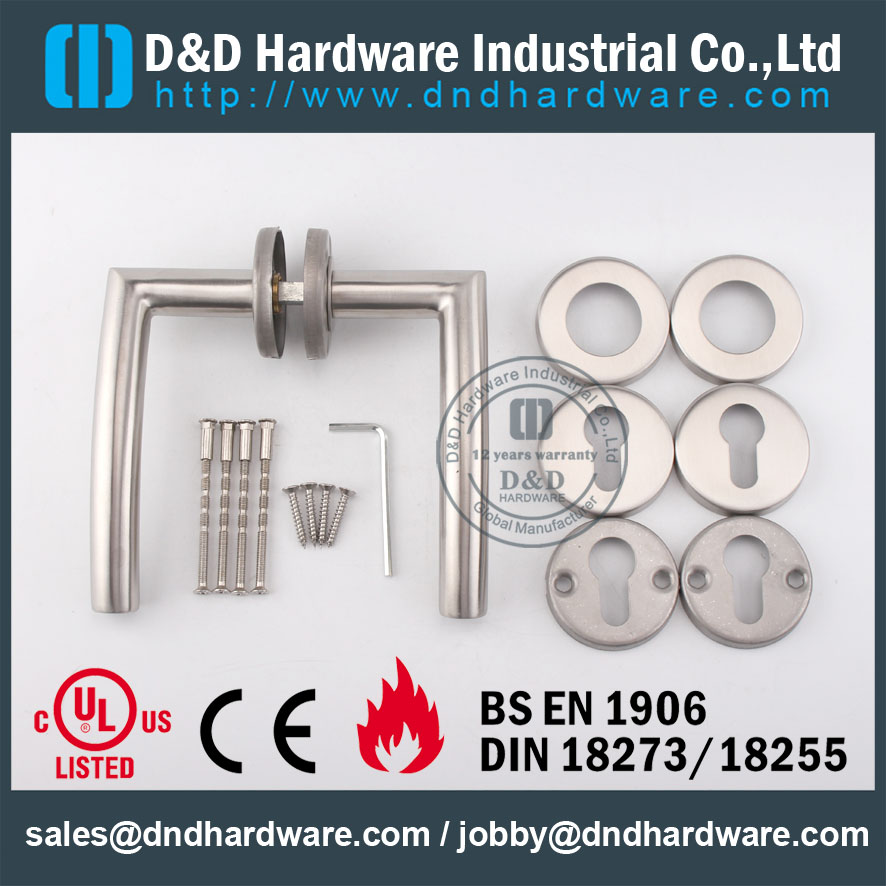 D & D Hardware-Hardware - Quincaillerie pour l'architecture Poignée du tube de porte DDTH008
