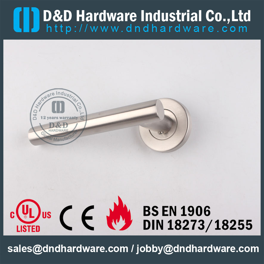 D & amp Hardware-EN 1906 Poignée de porte coupe-feu DDTH009