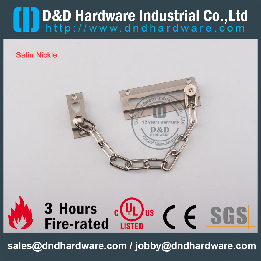 D & D Hardware-Wholesale Grade SS304 Chaîne de porte DDDG005