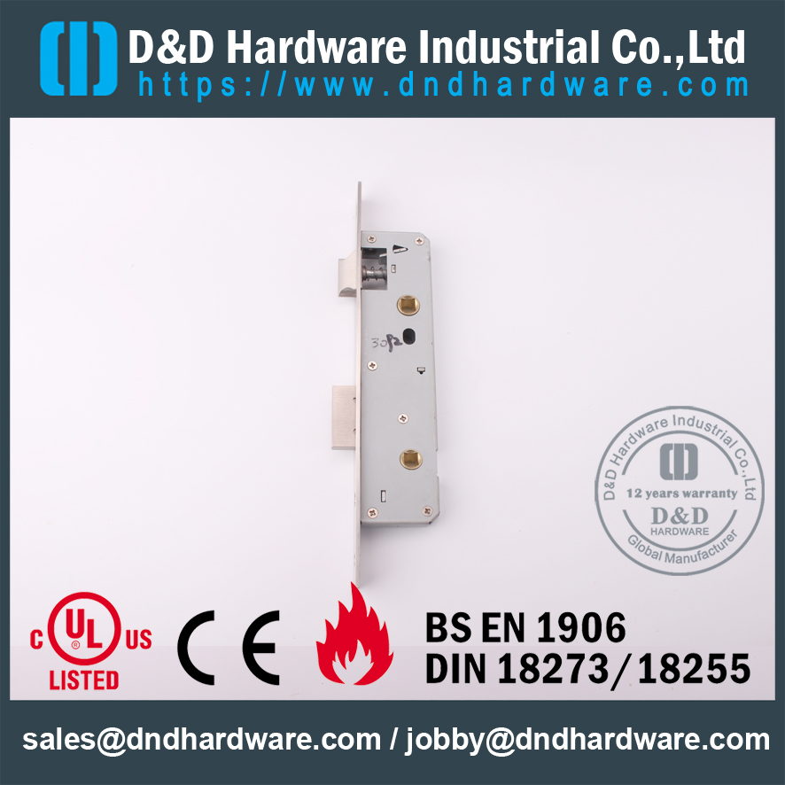Hardware Lock-D & D de porte en acier inoxydable