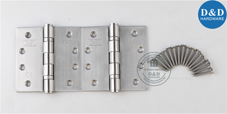 SUS304 Hinge-D de porte en bois et D