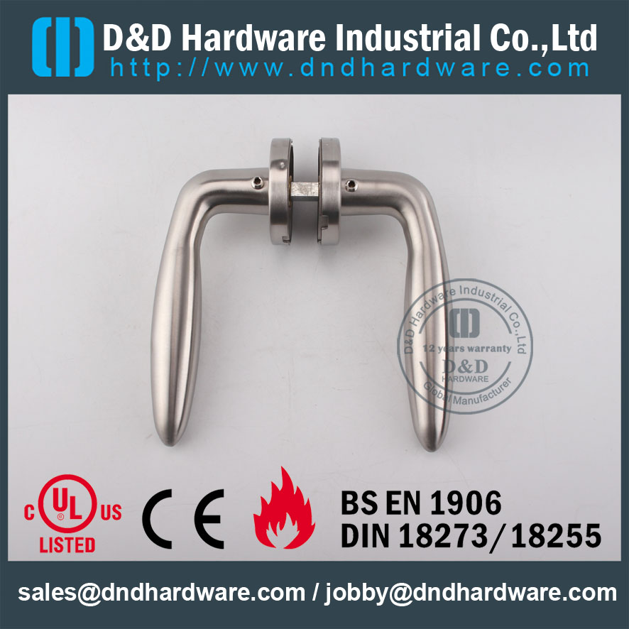 D & D Hardware-Investment Cast Poignée à levier solide DDSH024