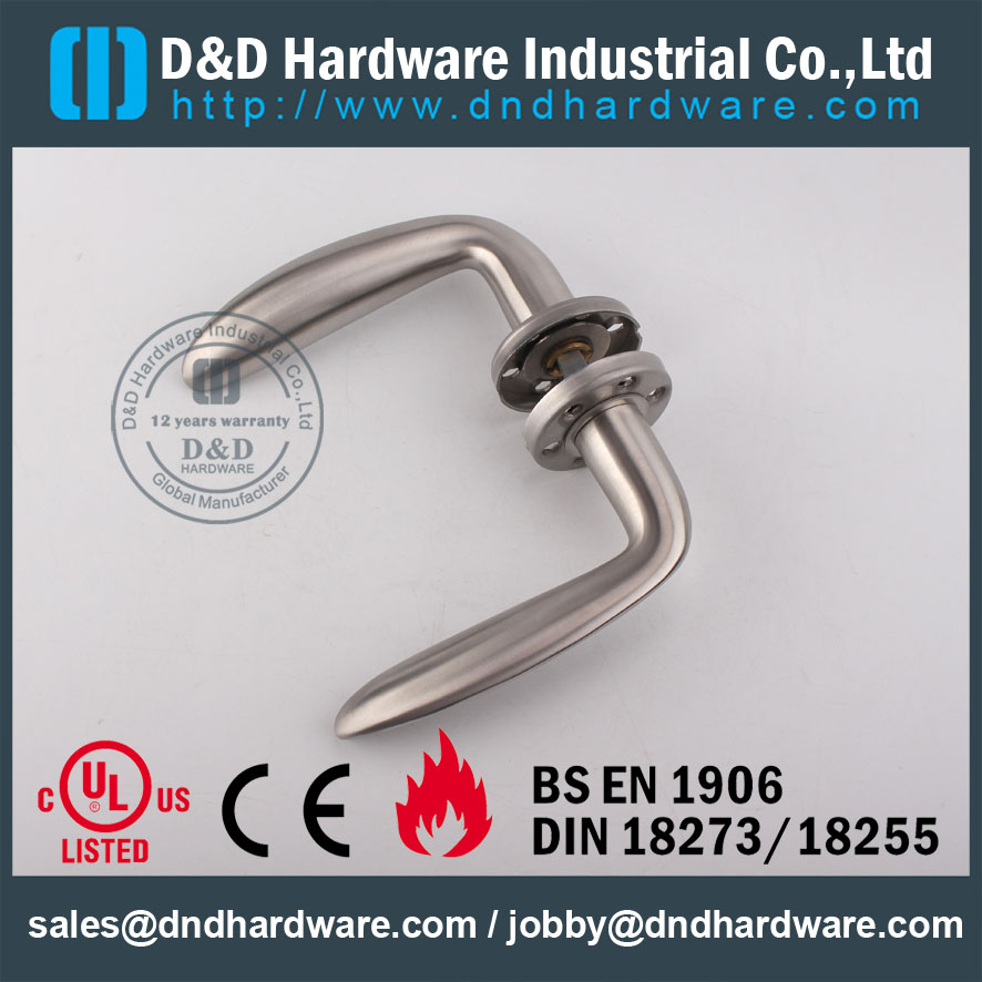 D & amp Hardware-SS304 Poignée de serrure de porte coulée, solide DDSH019