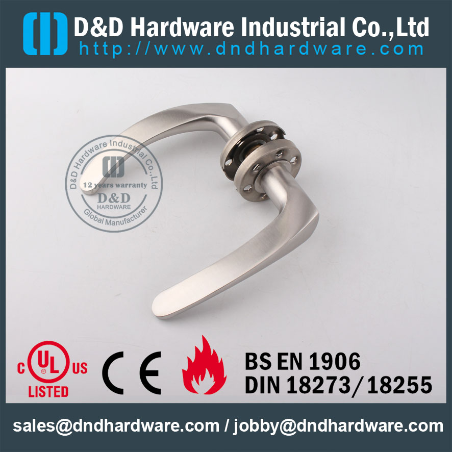 D & D Hardware-Investment Cast poignée de levier de porte DDSH013
