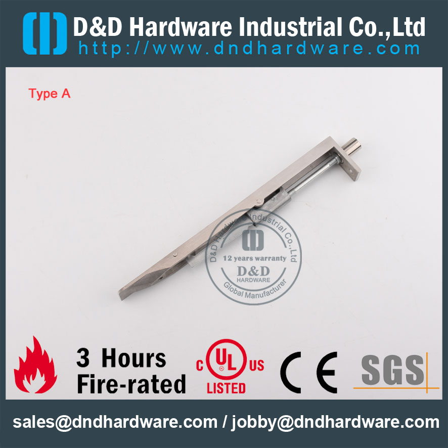 D & D Hardware-Hardware Architectural SS304 Boulon De Porte DDDB001