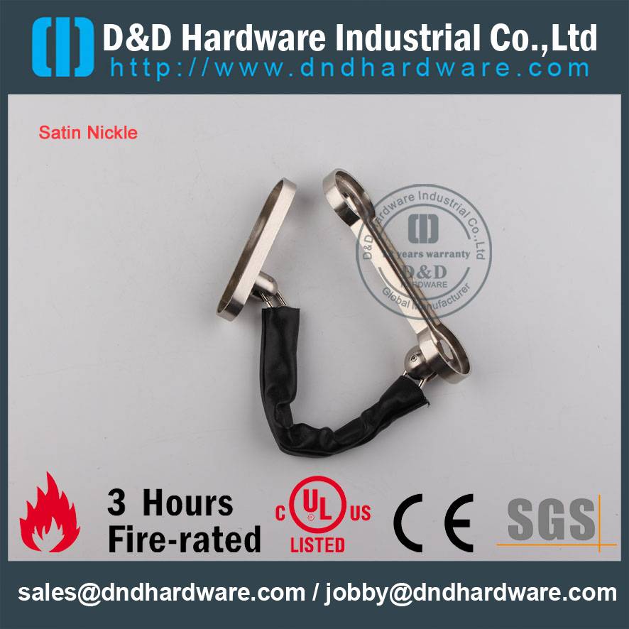 Chaîne de porte DDDG003 en alliage de zinc de D & amp Hardware