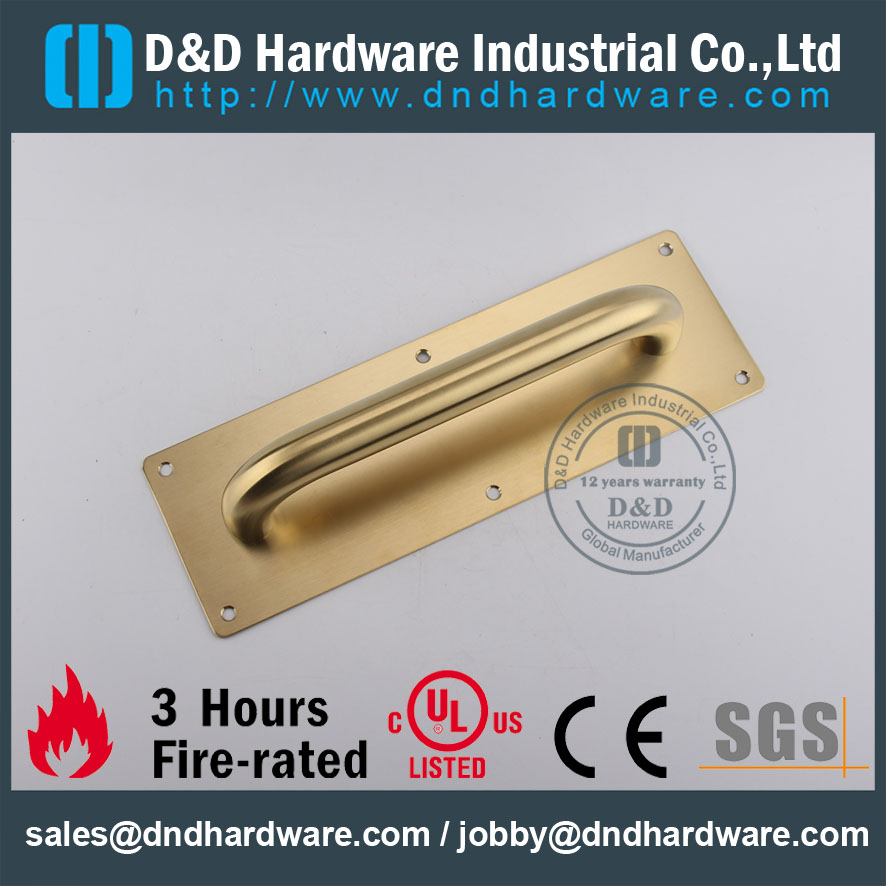 D & D Hardware-SS304 Poignée à tirer en porte PVD en métal DDPH023