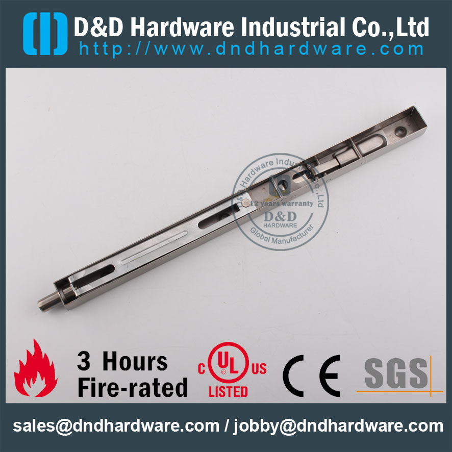D & D Hardware-Quincaillerie pour la construction Boulon de porte en acier inoxydable DDDB008