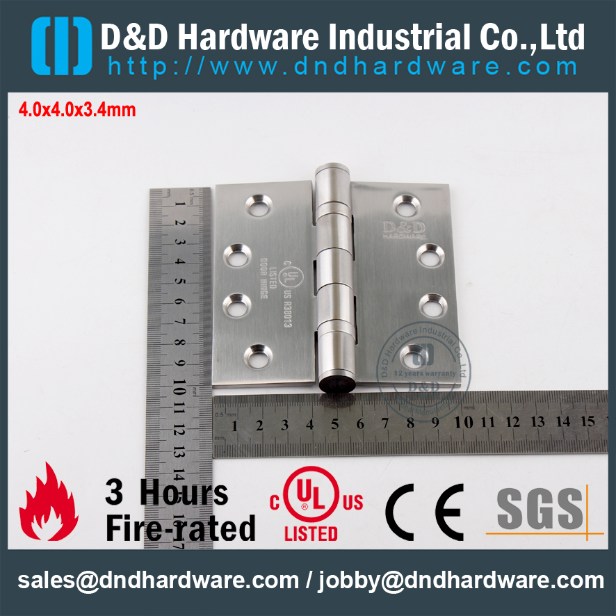 Charnière de porte en acier-DD Hardware