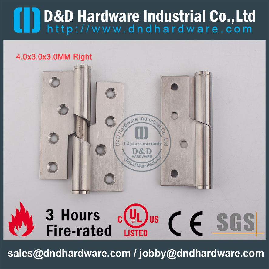 D & D Hardware-Porte en bois SS304 Charnière montante