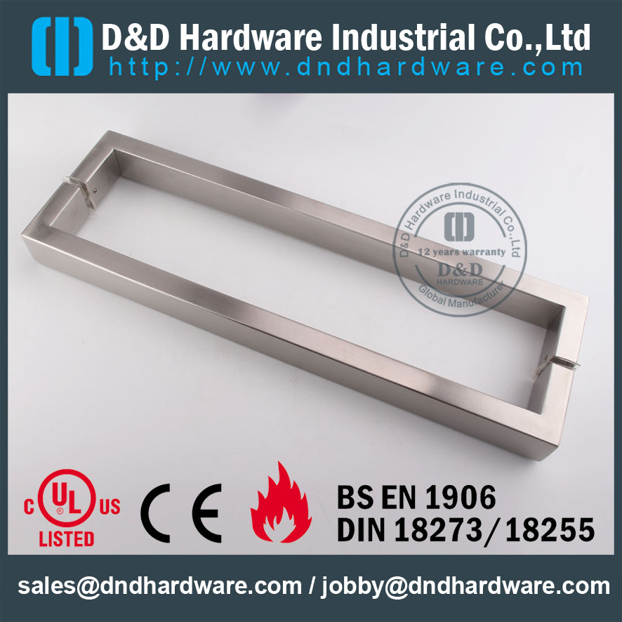 D & amp Hardware-EN1906 Poignée à tirer coupe feu DDPH015
