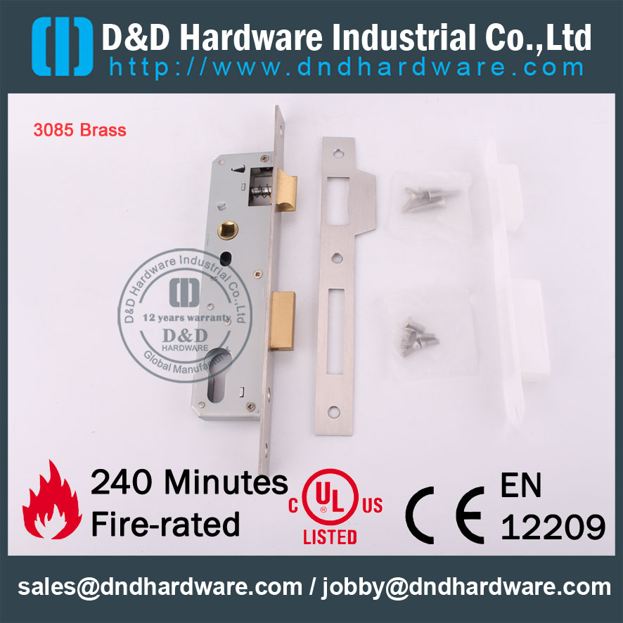 D & D Hardware-Wholesale 3085 Design décoratif Mortise Lock DDML021