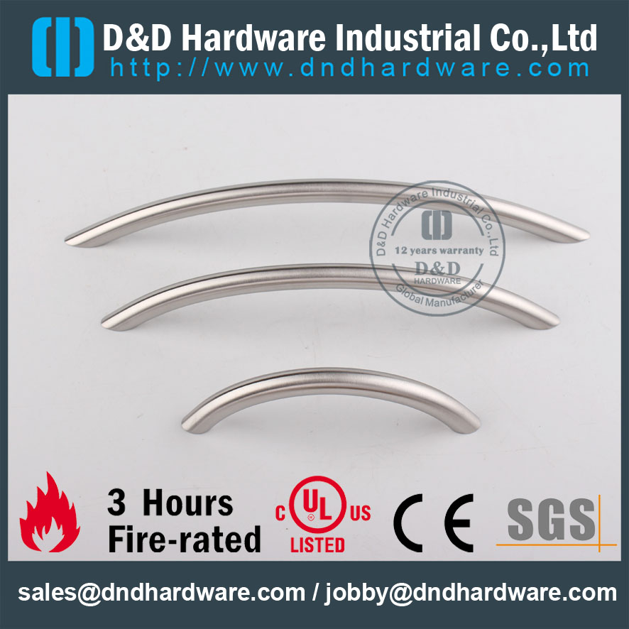 Poignée de meubles avec certificat coupe-feu DD Hardware-CE Certificate DDFH002