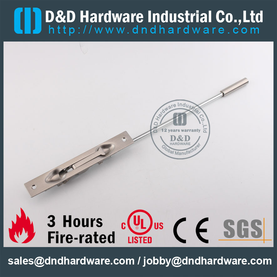D & D Hardware-Hardware - Architectural Boulon de porte encastré DDDB011