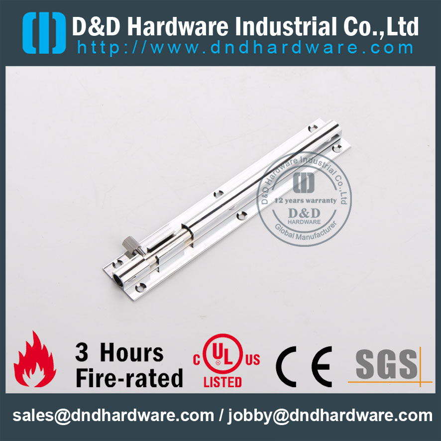 D & D Hardware-Door Quincaillerie Quincaillerie en laiton Boulon DDDB016
