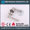 Acier inoxydable 316 Chrome Solid Lever externe Poignée de porte externe pour les portes en acier -DDSH034