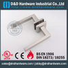 Acier inoxydable 304 Handle de levier de concepteur d'entrée sur la rose pour les portes en bois -ddth020 