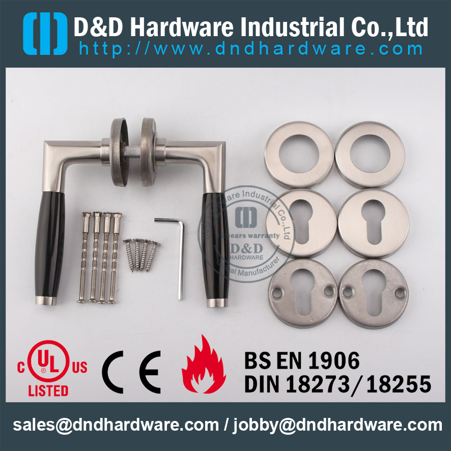 DD Hardware-Fire Rated SS304 Poignée de levier de porte DDSH049