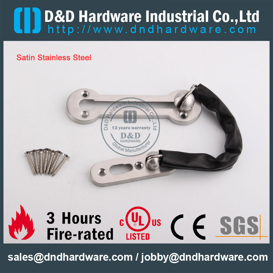 D & D Hardware-Hardware de construction Chaîne de porte DDDG003