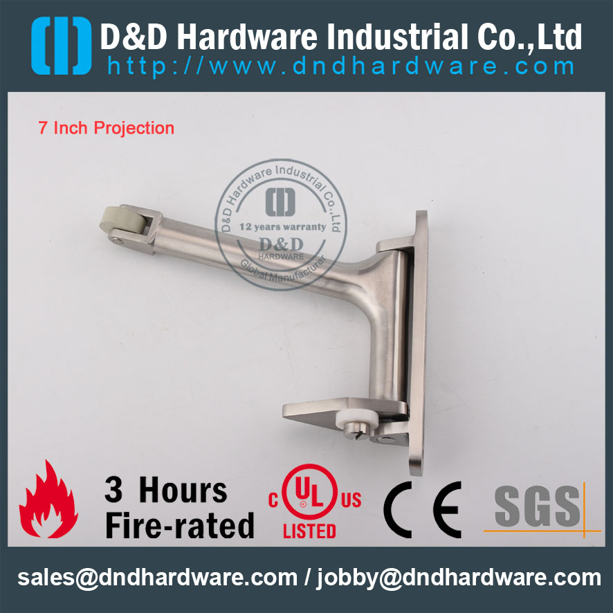 D & D Hardware-Euro Coordinatrice de porte intérieure en acier inoxydable DDDR001