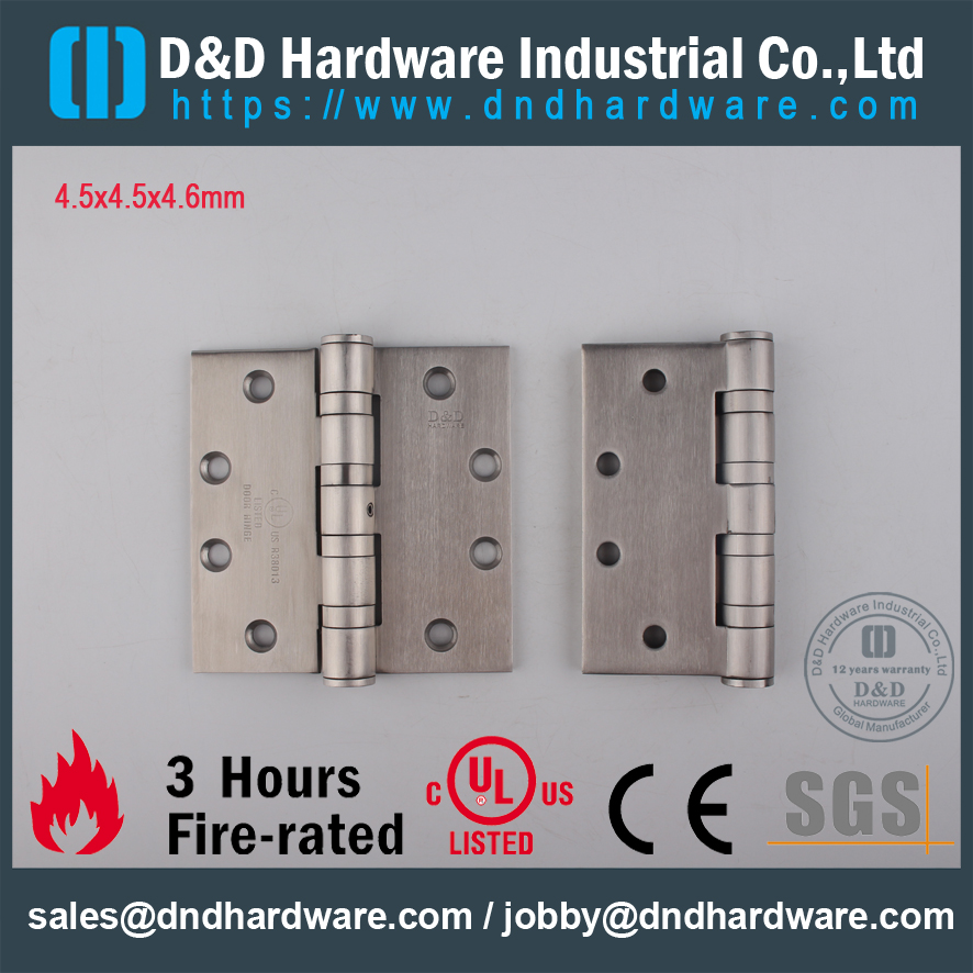 SSS304 Hardware à charnière de porte de porte