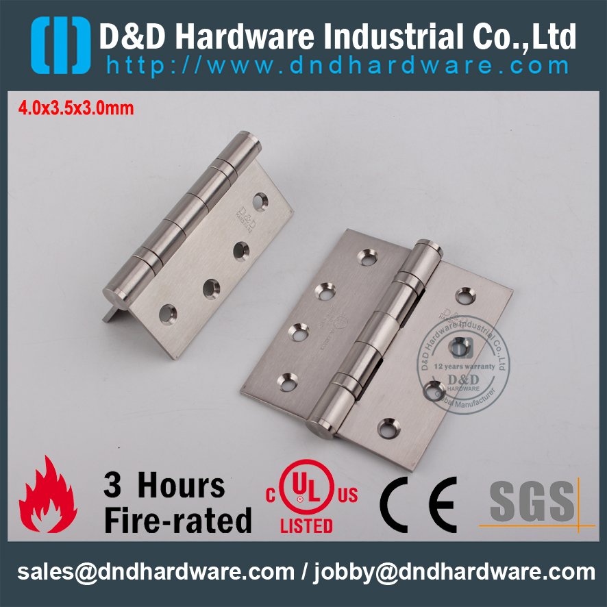 SSS304 UL Porte Charnière Hardware D & D