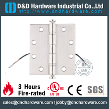 Charnière de porte bout à bout de transfert électrique SS304-DDTD001