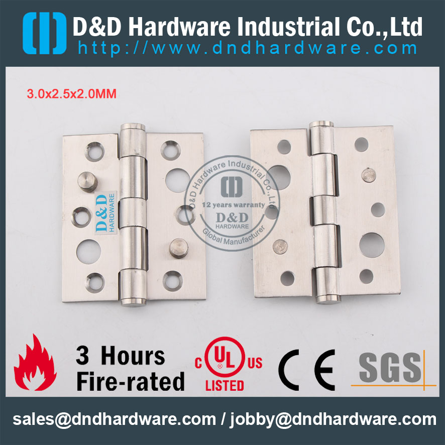 D & D Hardware-Hardware Hardware SS304 Charnière de sécurité DDSS014