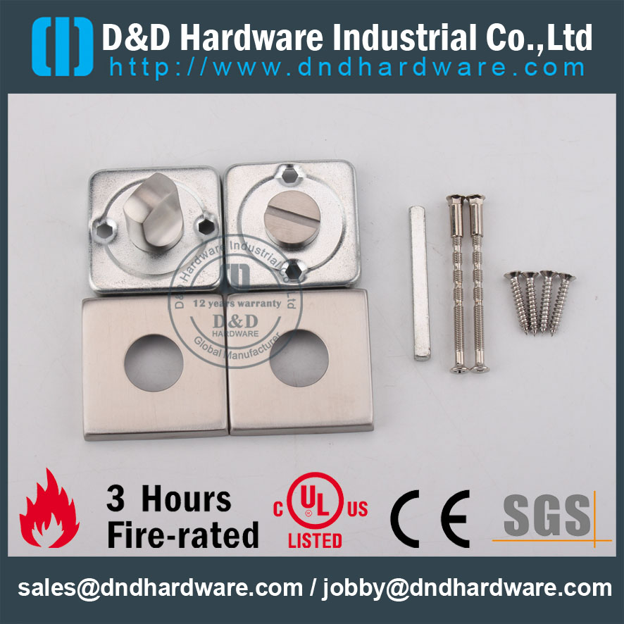 D & D Hardware-Square SS304 Feu claqué Turn Tour avec indicateur DDIK004