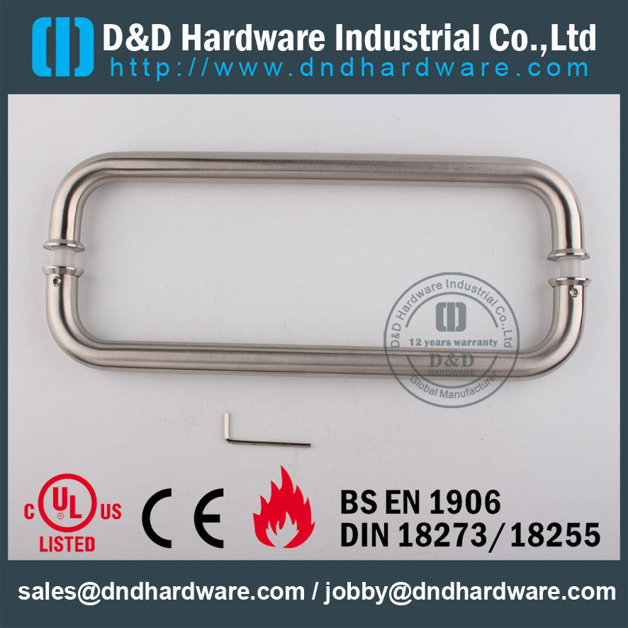 D & D Hardware-Door Quincaillerie Porte Verre Poignée DDPH007