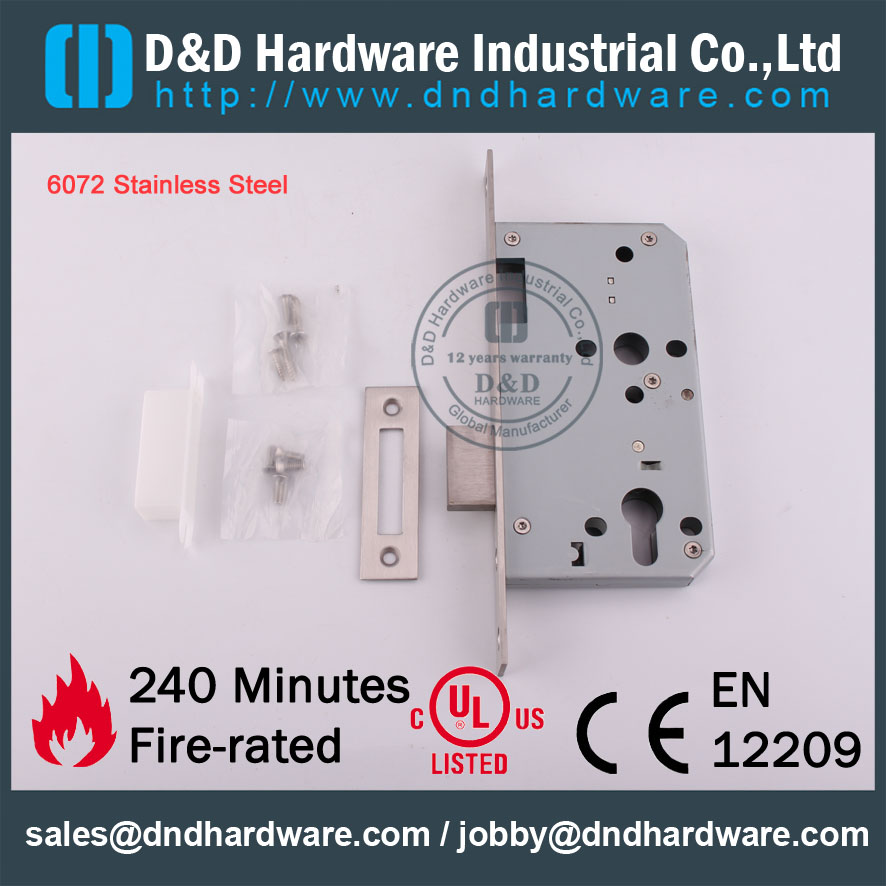 D & D Hardware-Europe Design décoratif SS304 LOCK VERROUILLAGE DDML013