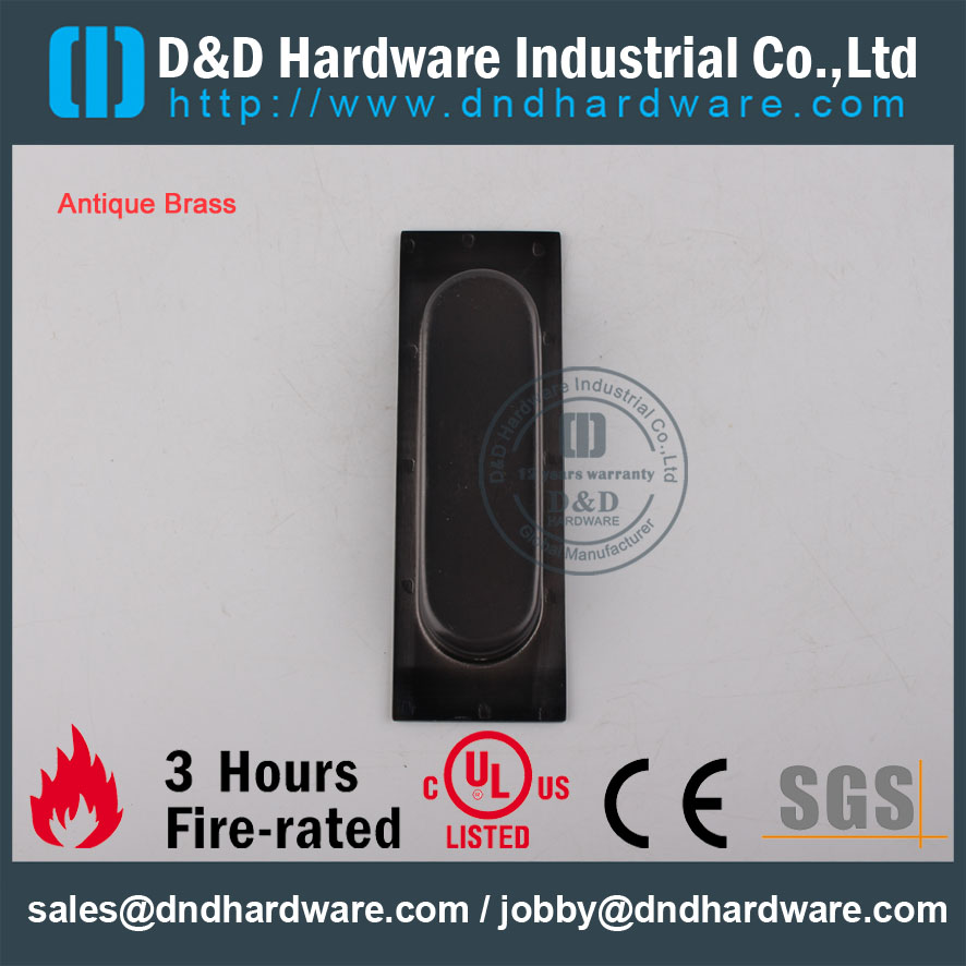 Poignée de meubles d'intérieur en laiton antique de DD Hardware-Modern DDFH010