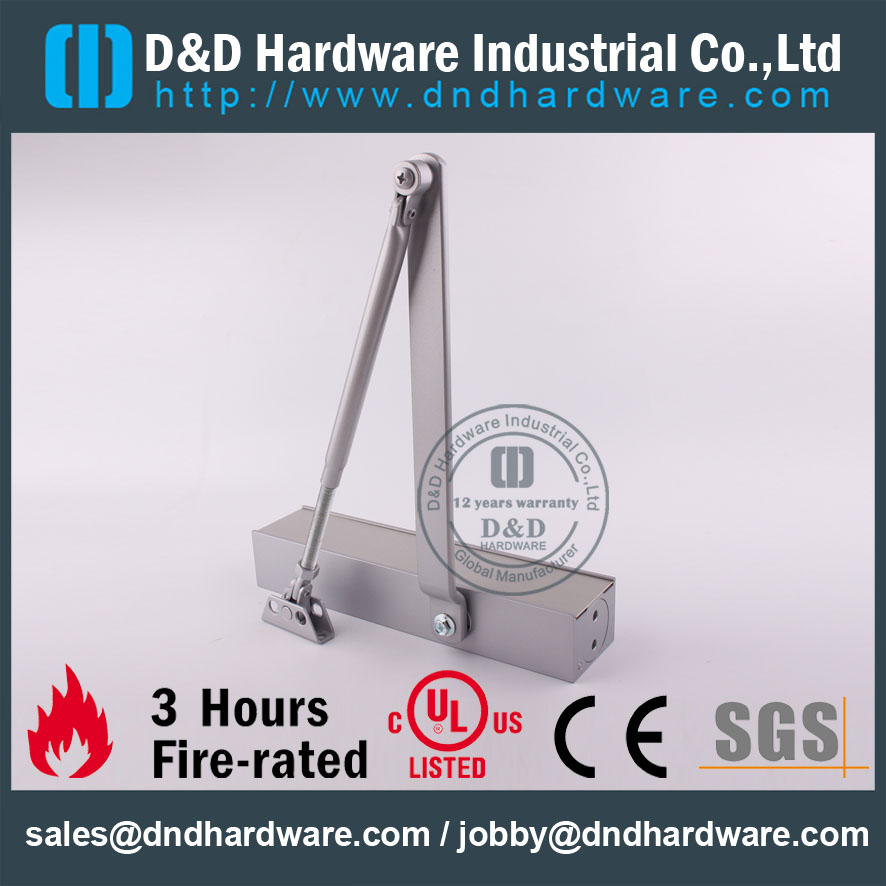 D & D Hardware-Door Accessories Ferme-porte en aluminium DDDC-JU098