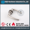Grade 304 Hordred Silver Lever Poignée pour les portes doubles extérieures-DDTH025